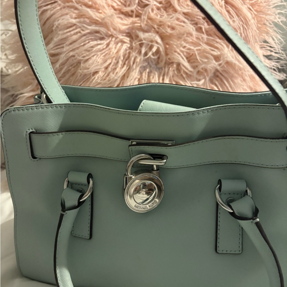 Elegant Mint Green Designer Handbag
